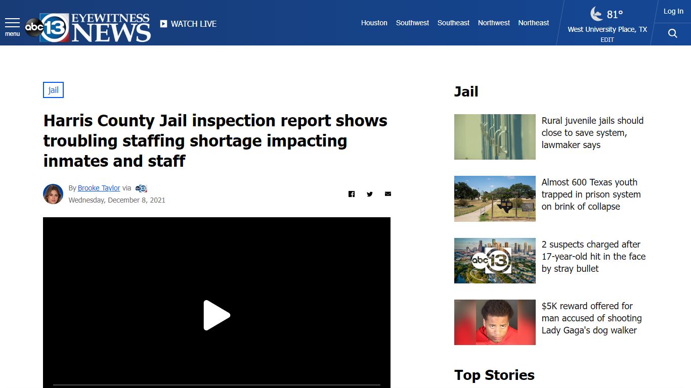 Harris County Jail inspection report shows troubling staff ...